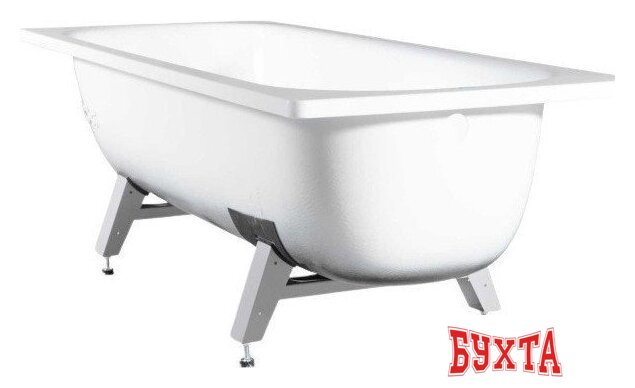 Ванна Виз Antika 105x65 А-10901 (белая орхидея, с опорной подставкой без ранта) 3