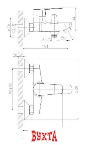 Смеситель Rossinka Silvermix S35-31 2