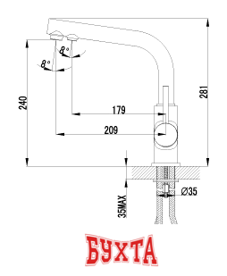 Смеситель Lemark COMFORT LM3061C 2