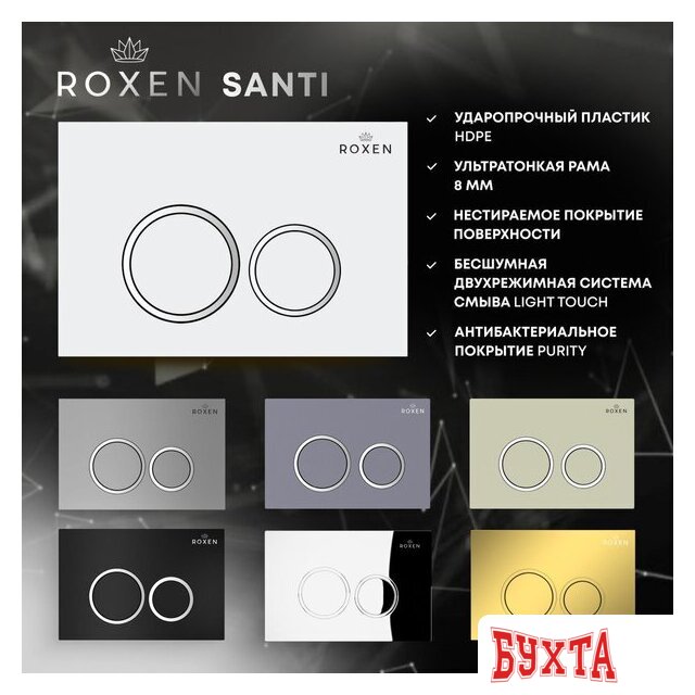 Панель смыва Roxen Santi 410260BG 3