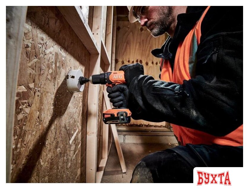 Ударная дрель-шуруповерт AEG Powertools BSB18G4-0 4935478632 (без АКБ) 5