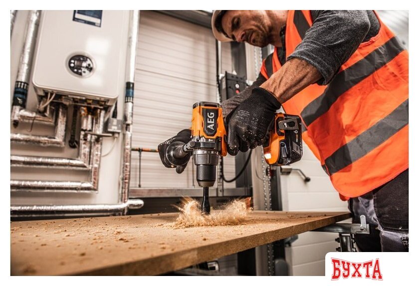Ударная дрель-шуруповерт AEG Powertools BSB 18BL2-602K 4935481043 (с 2-мя АКБ, кейс) 5