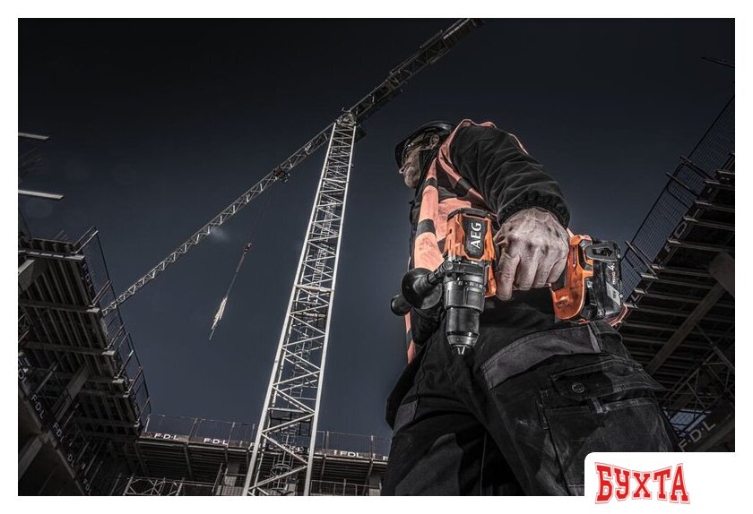 Ударная дрель-шуруповерт AEG Powertools BSB 18C3BL-X02C 4935478937 (с 2-мя АКБ 2 Ач + 4 Ач, кейс) 4