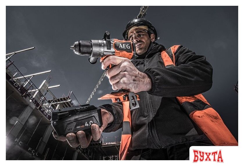Ударная дрель-шуруповерт AEG Powertools BSB 18C3BL-X02C 4935478937 (с 2-мя АКБ 2 Ач + 4 Ач, кейс) 5