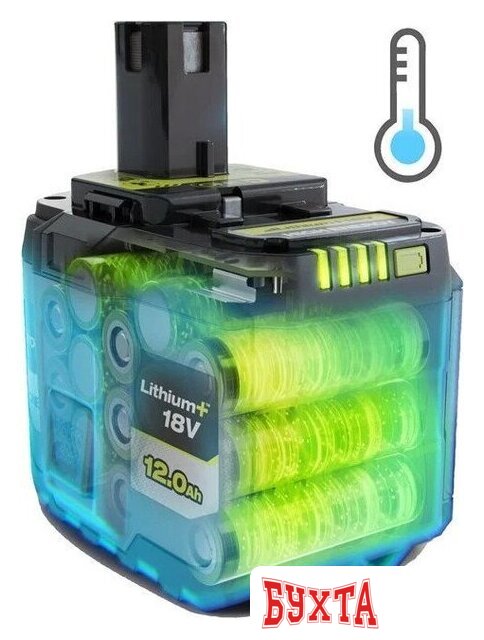 Аккумулятор Ryobi RB18120T 5133006265 (18В/12 Ah) 2