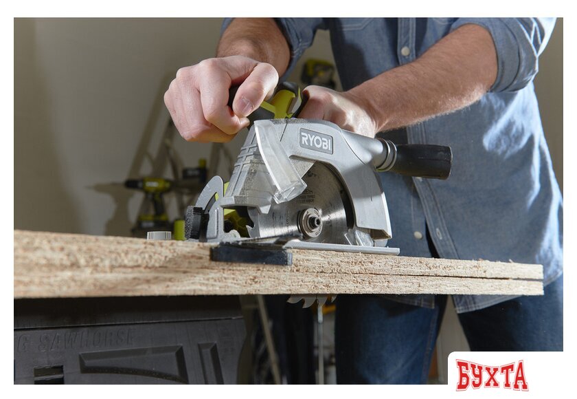 Дисковая (циркулярная) пила Ryobi R18CS-0 5133002338 (без АКБ) 5