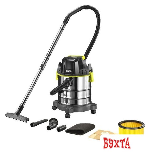 Пылесос Ryobi R18WDV-0 (без батареи)