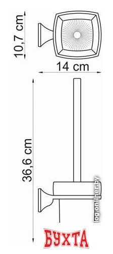 Ершик для унитаза Wasserkraft Wern K-2527 2