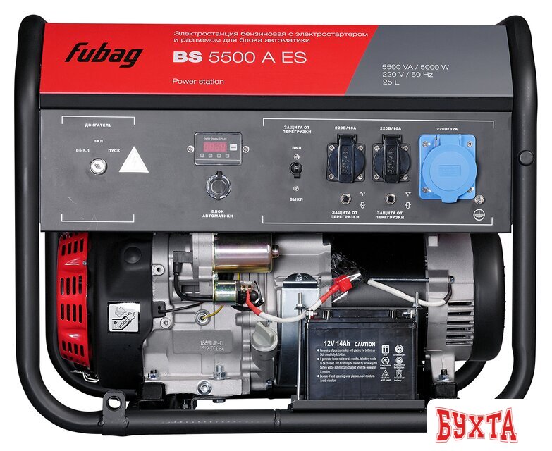 Бензиновый генератор Fubag BS 5500 A ES 2