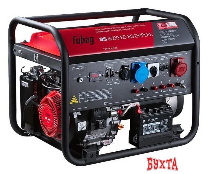 Бензиновый генератор Fubag BS 8500 XD ES Duplex 1