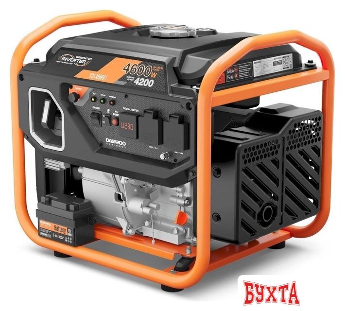 Бензиновый генератор Daewoo Power GDA 4600Ei 2