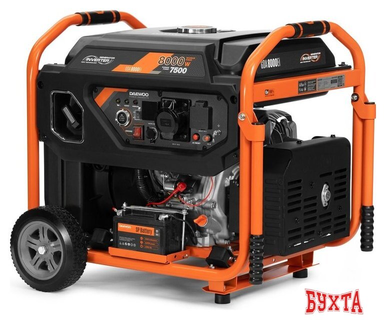 Бензиновый генератор Daewoo Power GDA 8000Ei 3