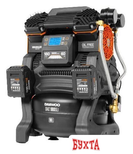 Компрессор Daewoo Power DAC 180S Li (с 2-мя АКБ)