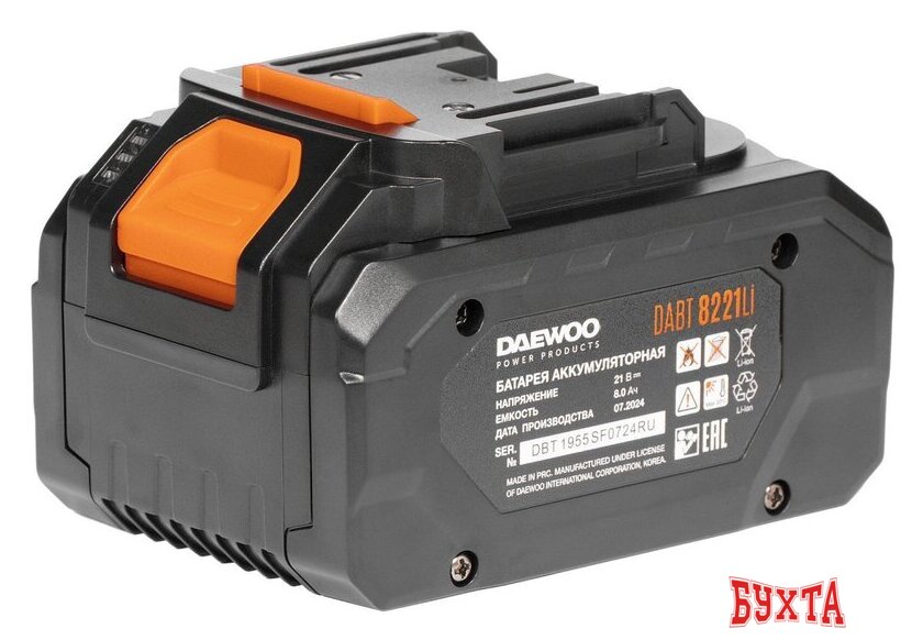 Аккумулятор Daewoo Power DABT 8221Li (21В/8 Ач) 1