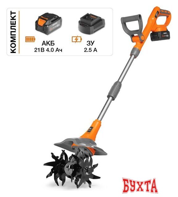 Мотокультиватор аккумуляторный Daewoo Power DAT 2521Li Set (с 1-им АКБ) 1