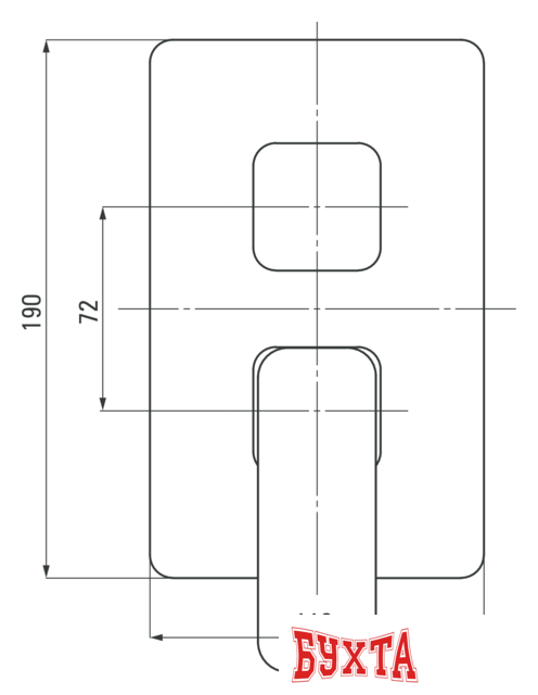 Смеситель без скрытого механизма Deante Hiacynt BXY 0QHM 2