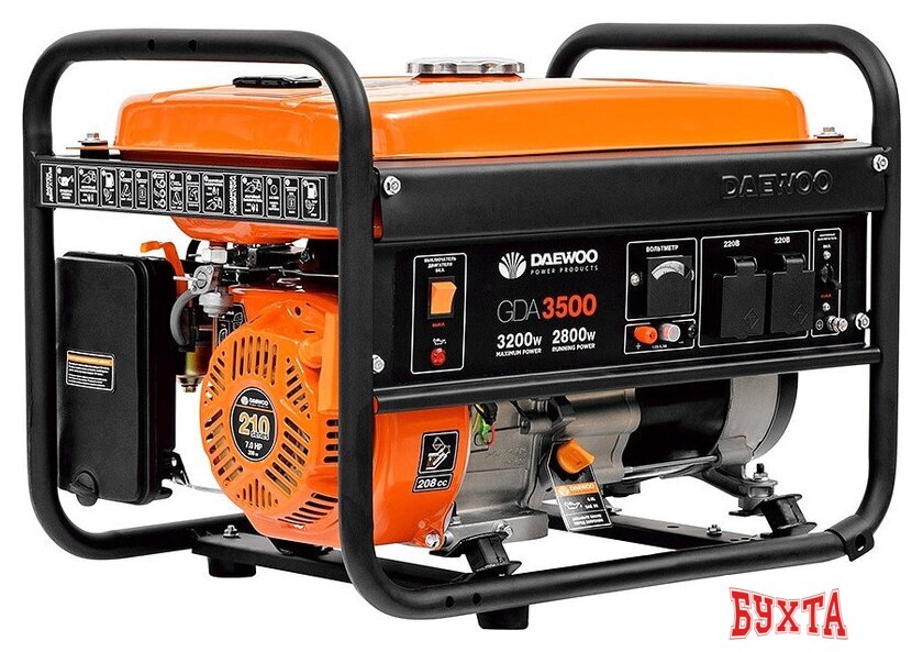 Бензиновый генератор Daewoo Power GDA 3500 1