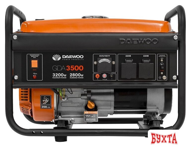 Бензиновый генератор Daewoo Power GDA 3500 2