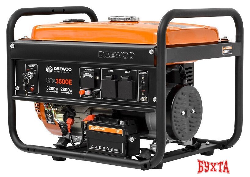Бензиновый генератор Daewoo Power GDA 3500E 2