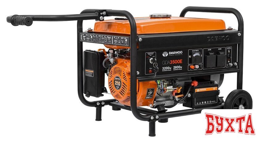 Бензиновый генератор Daewoo Power GDA 3500E 4