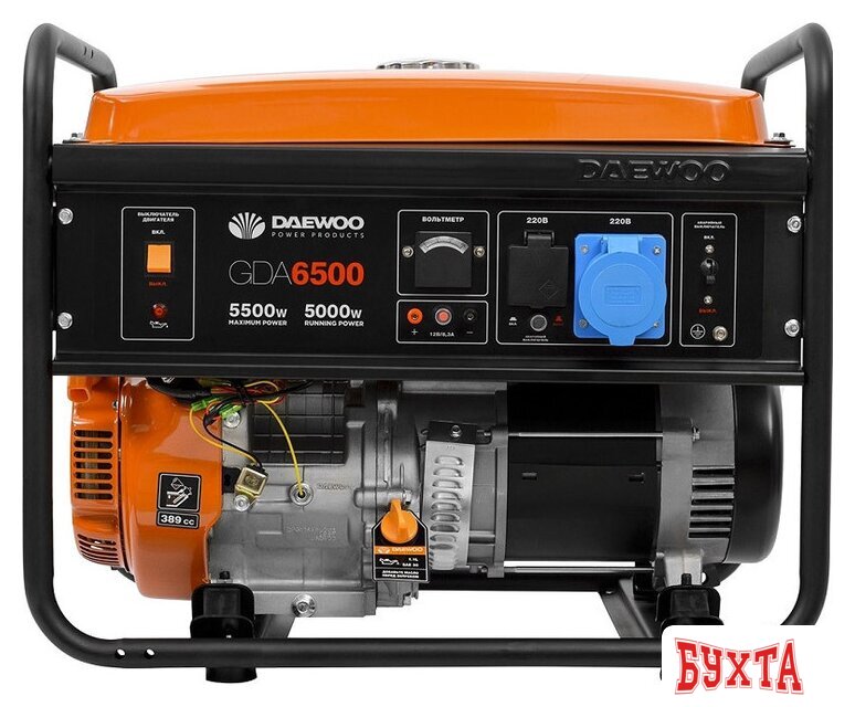 Бензиновый генератор Daewoo Power GDA 6500 2