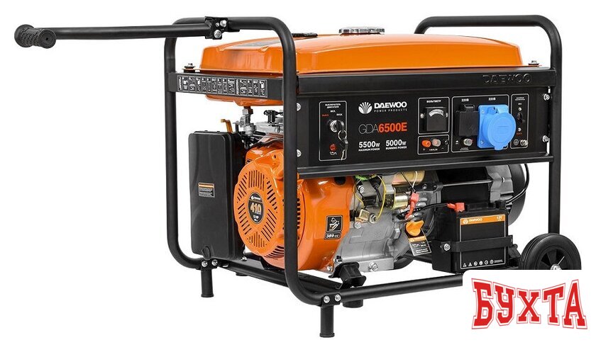 Бензиновый генератор Daewoo Power GDA 6500E 4