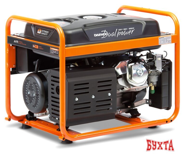 Бензиновый генератор Daewoo Power GDA 7500DPE-3 2