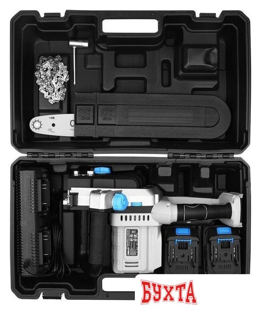Аккумуляторная пила Deko DKCHS 40 PRO 084-2000 (с 2-мя АКБ, кейс) 4