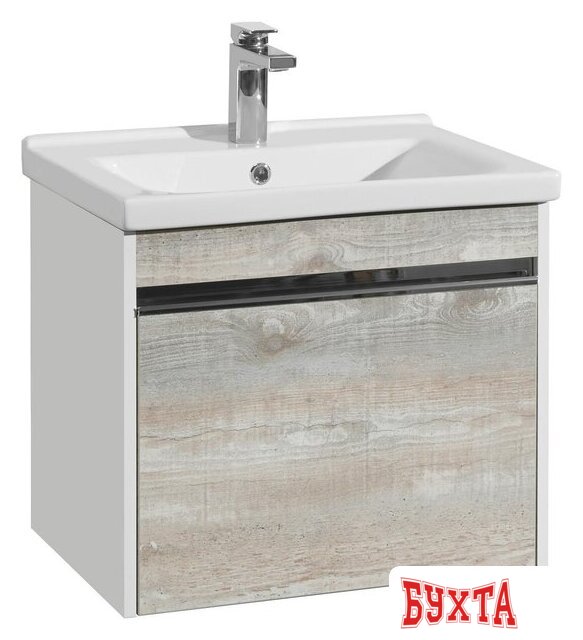 Мебель для ванных комнат Акватон Тумба под умывальник Капри 60 1A230101KPDA0 (бетон пайн)