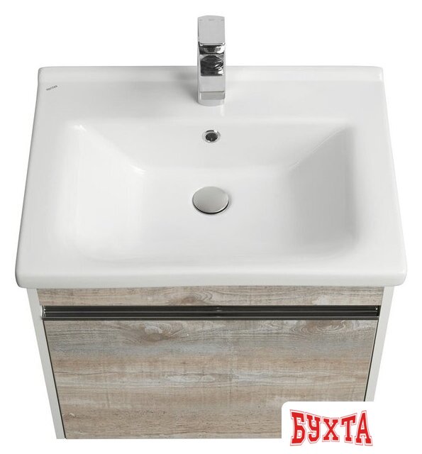 Мебель для ванных комнат Акватон Тумба под умывальник Капри 60 1A230101KPDA0 (бетон пайн) 3