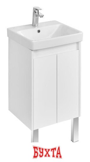 Мебель для ванных комнат Акватон Тумба с умывальником Сканди Doors 45 1A2787K0SD010 (белый) 4