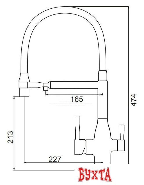 Смеситель FRAP F4398 2