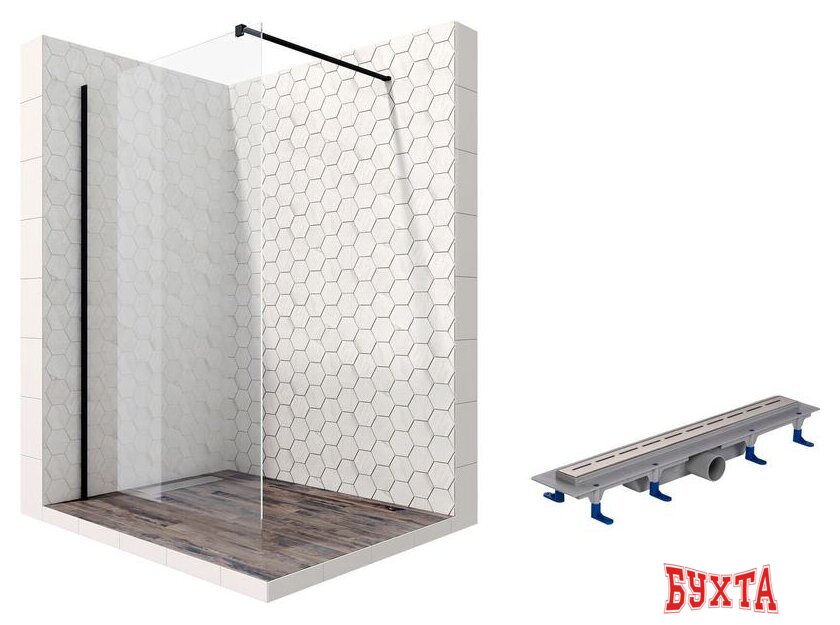 Душевая стенка Ambassador Set 15031111-ST8 1