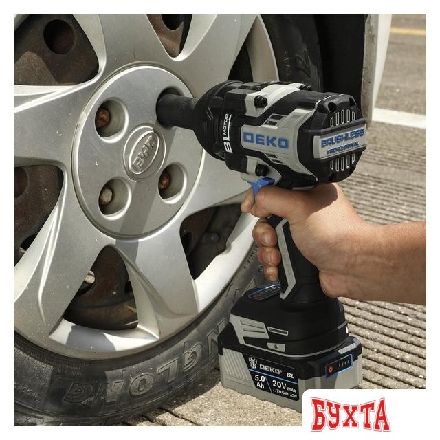 Гайковерт Deko ZKIS20 Pro Max 083-1088 (с 2-мя АКБ, кейс) 5