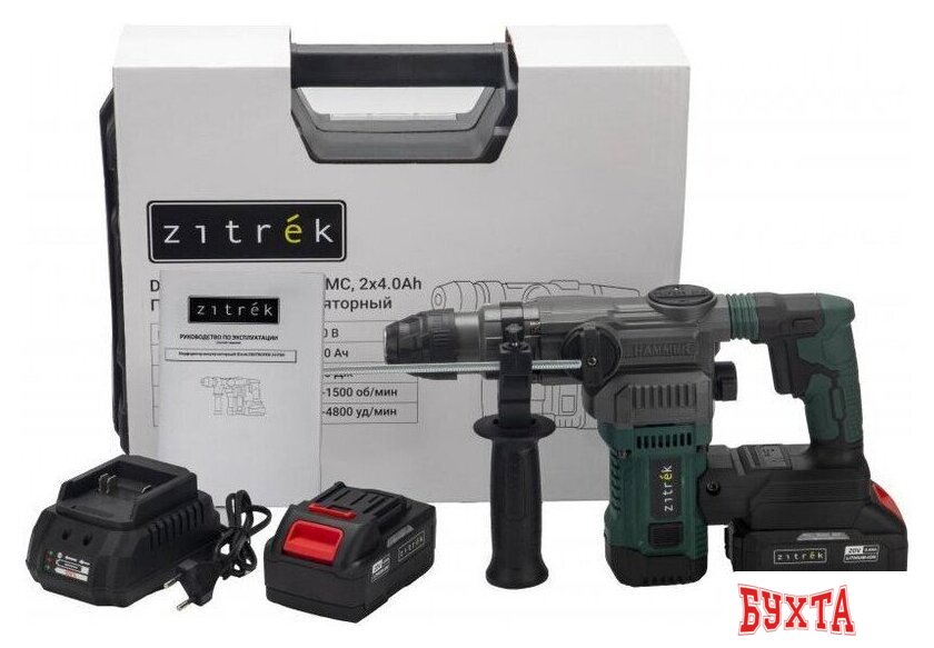 Перфоратор Zitrek Destroyer 20 PRO 085-1092 (с 2-мя АКБ, кейс) 5