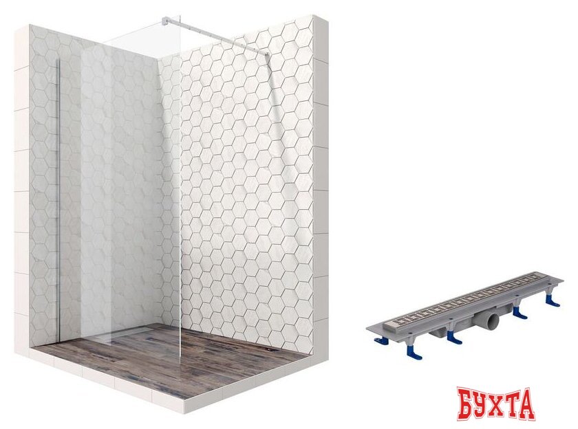 Душевая стенка Ambassador Set 15031102-ST7