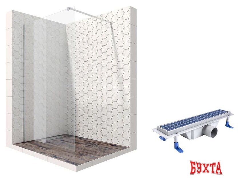 Душевая стенка Ambassador Set 15031102-ST4 1