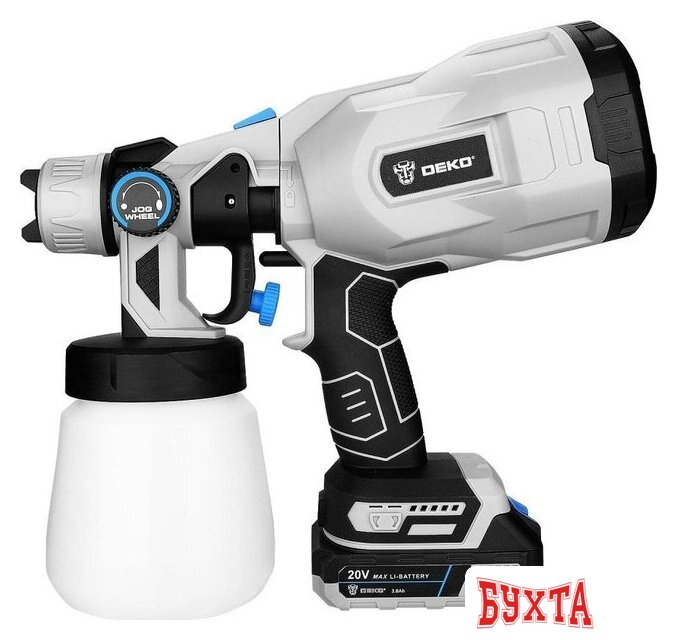 Краскораспылитель Deko SG20DK Max 083-1135 (с 1-им АКБ) 4