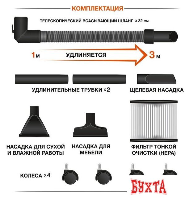 Пылесос Daewoo Power DAVC 1621Li 5