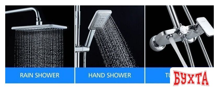 Душевая система Ledeme L2421 (хром) 3