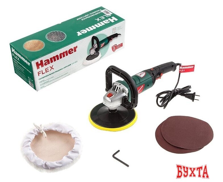 Полировальная машина Hammer USM1200P 4