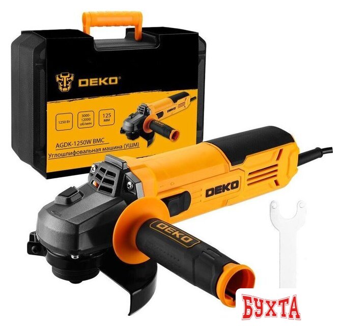 Угловая шлифмашина Deko AGDK-1250W 084-1078 1