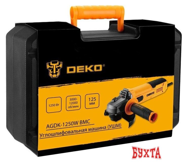 Угловая шлифмашина Deko AGDK-1250W 084-1078 5
