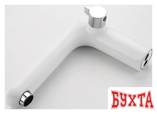 Смеситель Ledeme L1153W (белый/хром) 2