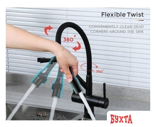 Смеситель Gappo G4398-86 2