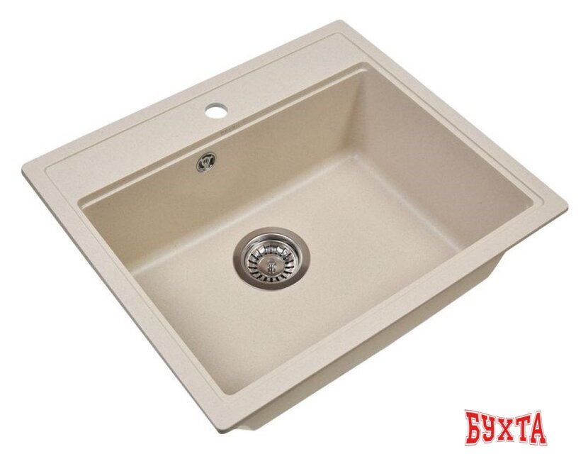 Кухонная мойка Wisent 600-30W (с сифоном GER013) 2