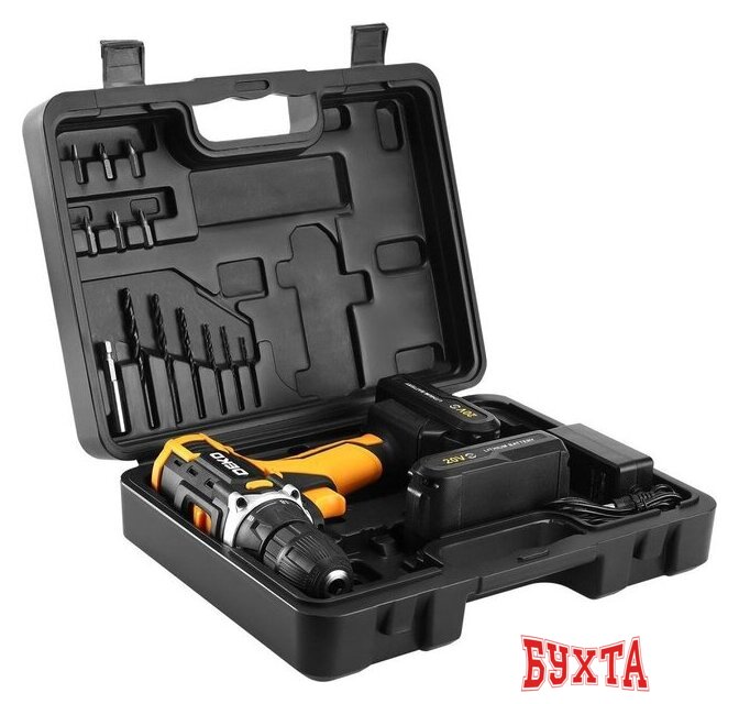 Дрель-шуруповерт Deko Banger 20V ONE+ 083-1110 (с 2-мя АКБ, кейс) 4