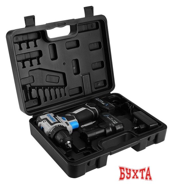Дрель-шуруповерт Deko Loner 20V PRO 085-1010 (с 2-мя АКБ, кейс) 4