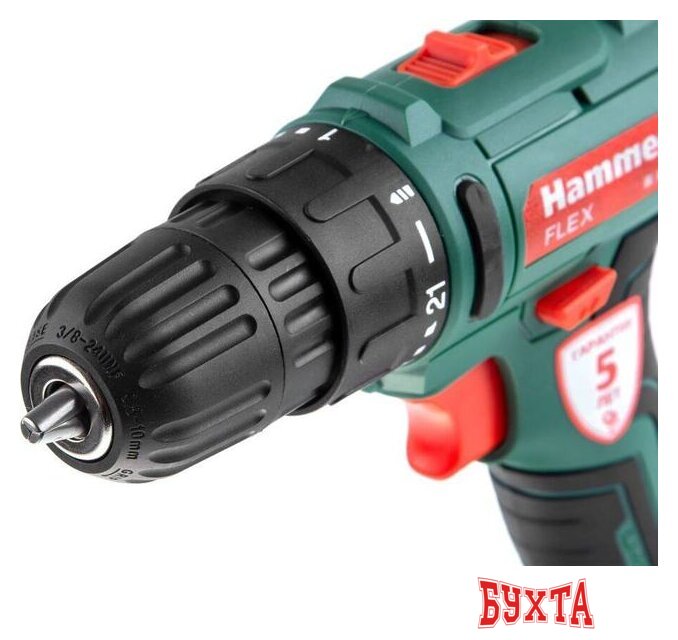 Дрель-шуруповерт Hammer Flex ACD18BS (с 2-мя АКБ, кейс) 5