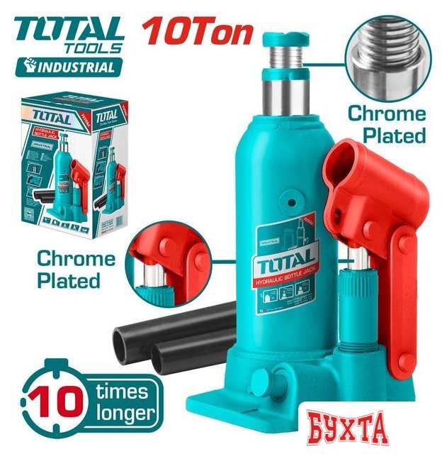 Бутылочный домкрат Total THT109104 10т